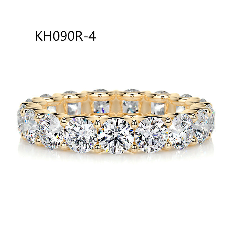 Fully Paved Moissanite Stackable Ring