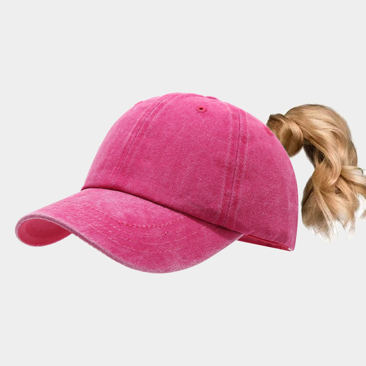 High Ponytail Outdoor Casual Sports Sun Hat