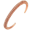 New Womens Open-style Bracelet Fashionable Woven Design