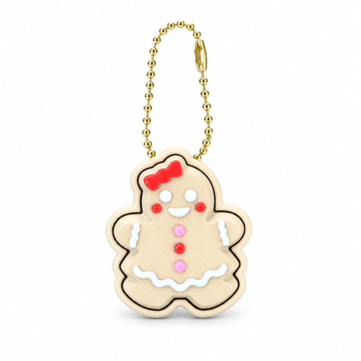 3D-printed Gingerbread Man Pendant Christmas Tree Ornament Creative Indoor Christmas Decoration Keychain