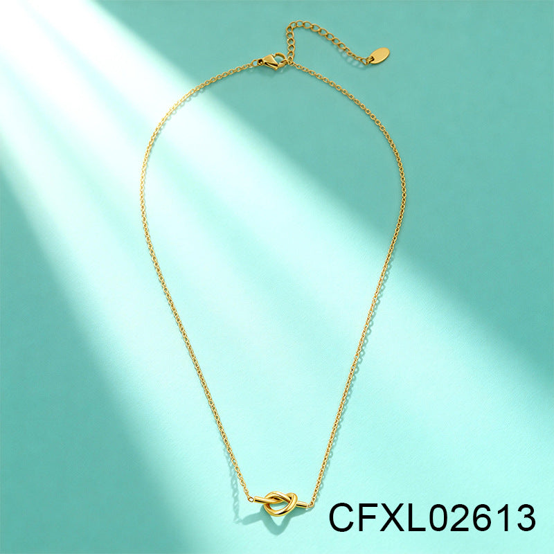 Light Luxury High-end Titanium Steel Necklace For Women