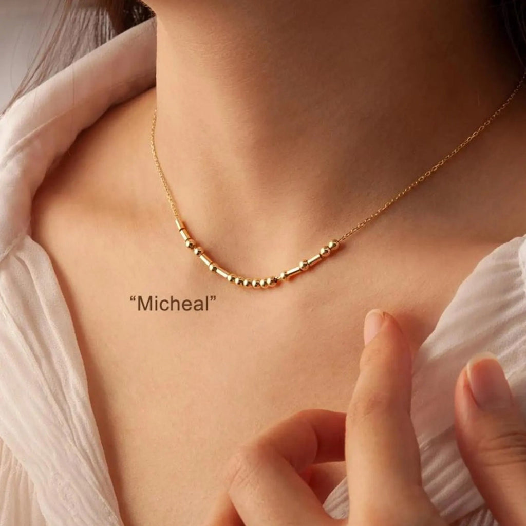 Letter Bead Bracelet Collarbone Necklace