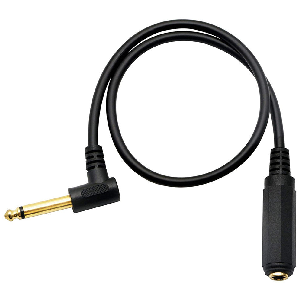 Microphone Audio Male To Female Mono Elbow Audio Cable