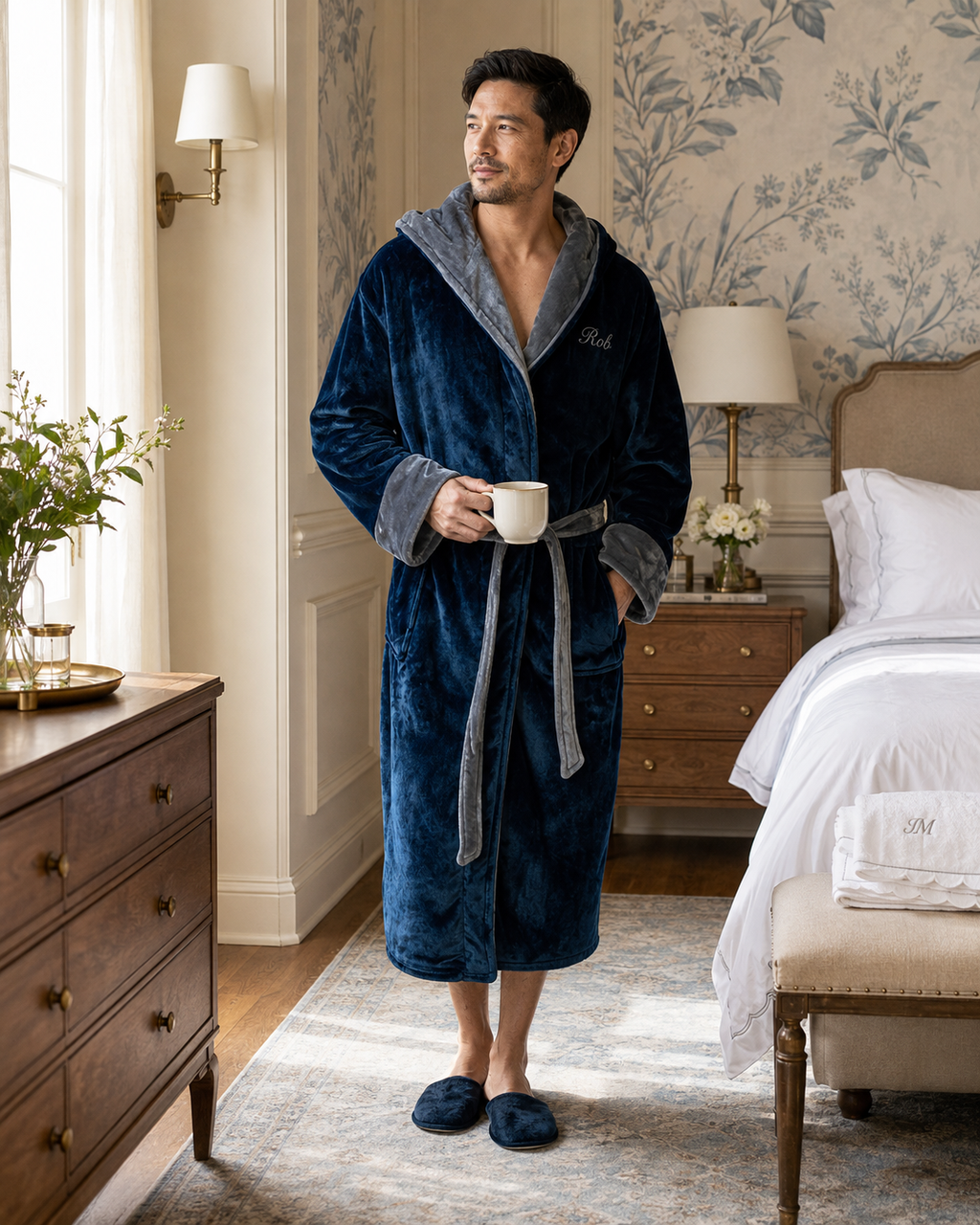 Ultra-Soft Plush Men’s Robe