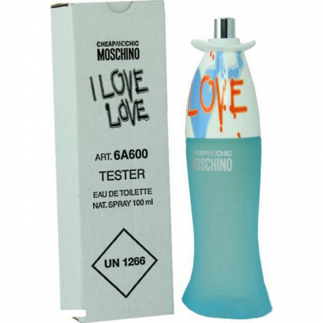 Moschino I Love Love Eau de Toilette — 3.4 oz · Tester