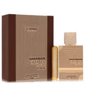 Al Haramain Amber Oud Gold Edition Extreme Extrait de Parfum — 3.4 oz · Gift set with refillable travel spray
